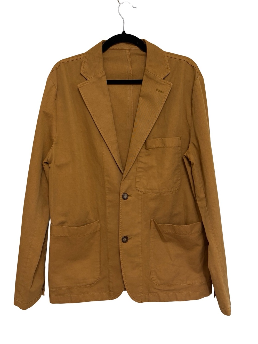 J. Crew Men’s Garment-Dyed Cotton-Linen Chino Suit Jacket - Size 40